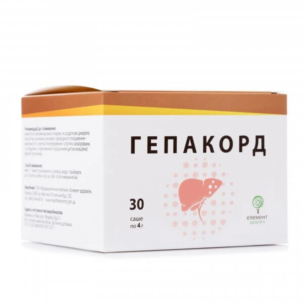 Гепакорд пор. пакетик-саше 4 г №30: ціни та характеристики