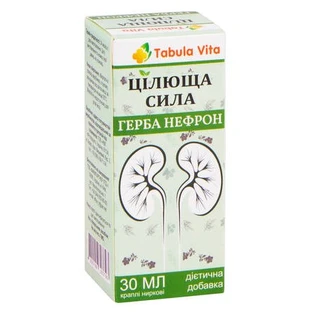 Цілюща сила Герба Нефрон Tabula Vita краплі, 30 мл