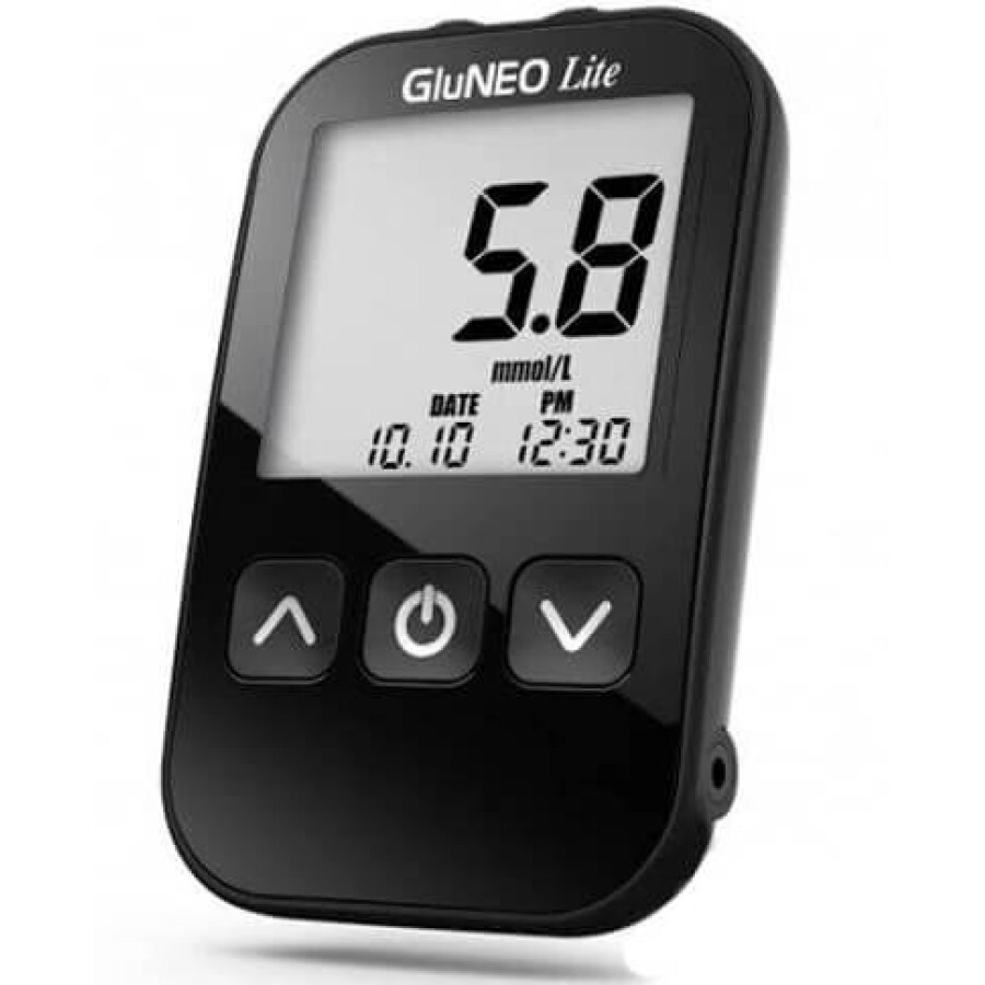 Глюкометр GluNeo Lite + тест-полоски №50: ціни та характеристики
