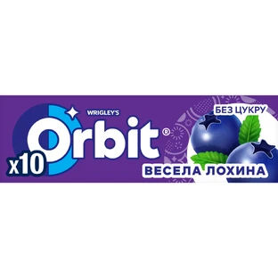 Жувальна гумка Orbit Весела лохина 10 шт 