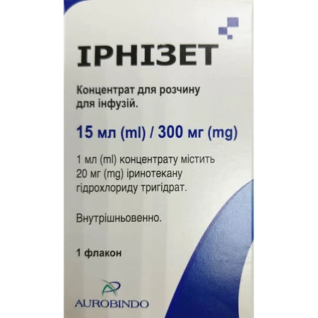 Ирнизет конц. д/р-ра д/инф. 300 мг/15 мл фл.: цены и характеристики