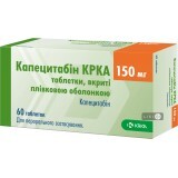 Капецитабин krka табл. п/плен. оболочкой 150 мг блистер №60
