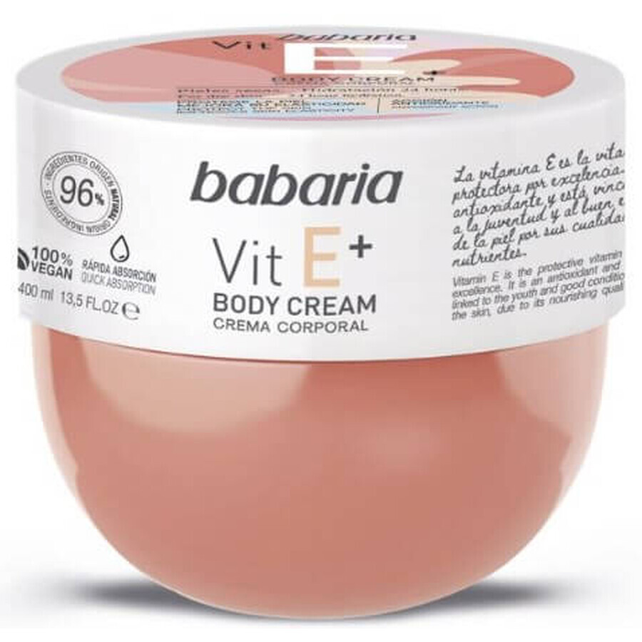 Крем для тіла Babaria з Вітаміном Е, 400 мл: ціни та характеристики