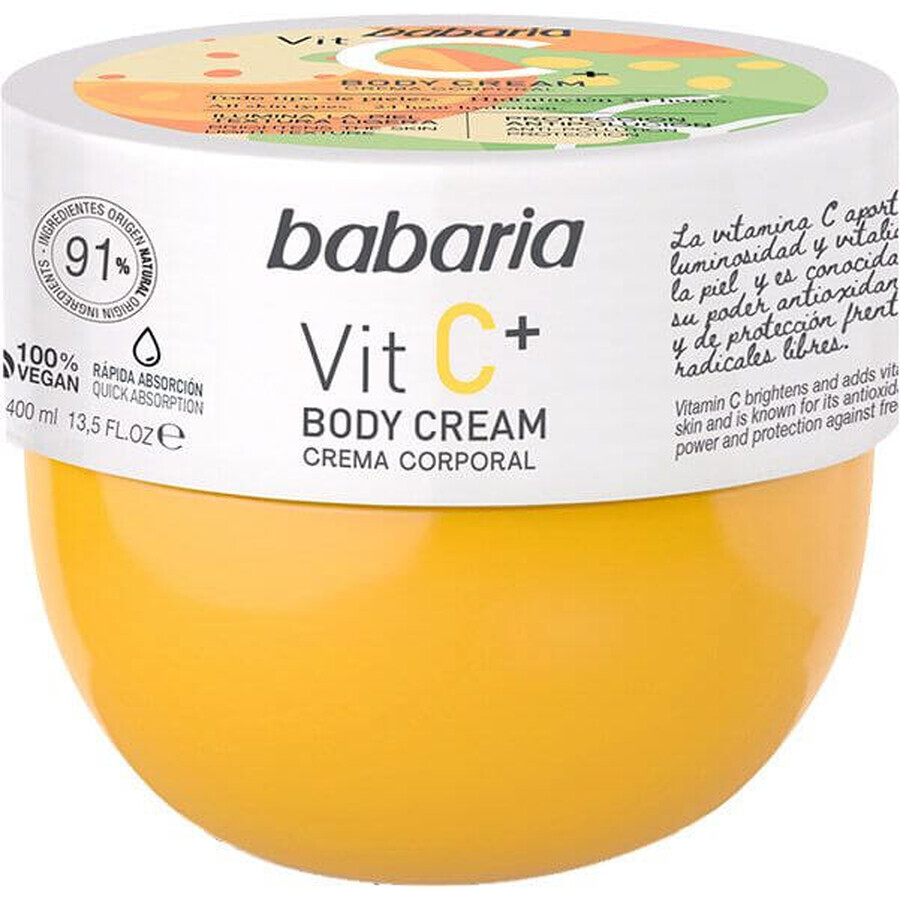 Крем Babaria (Бабарія) для тіла з вітаміном С 400 мл: ціни та характеристики