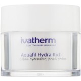 Крем Ivatherm Aquafil Hydra Rich Hydrating Cream Dry зволожуючий для дуже сухої шкіри обличчя, 50 мл