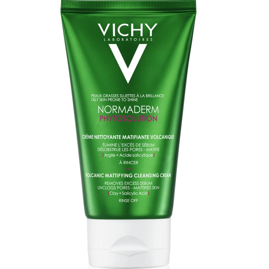 Крем-гель Vichy Normaderm Phytosolution для очищения и уменьшения жирного блеска кожи лица, 125 мл: цены и характеристики