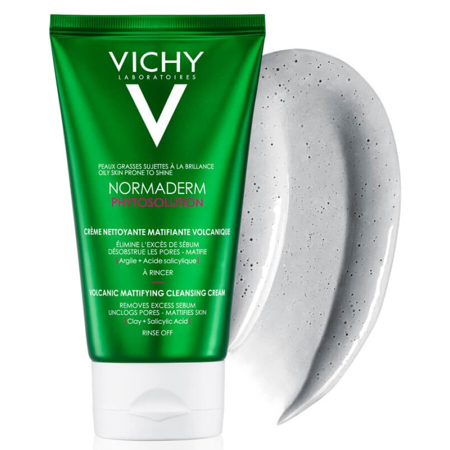 Крем-гель Vichy Normaderm Phytosolution для очищения и уменьшения жирного блеска кожи лица, 125 мл: цены и характеристики