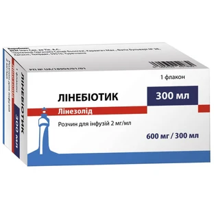 Лінебіотик р-н д/інф. 2 мг/мл фл. 300 мл