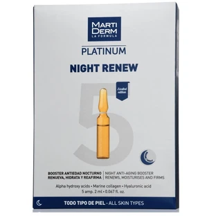 Ампулы MartiDerm Night Renew ночныe, восстанавливaющие 2 мл, № 5