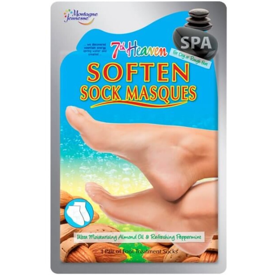 Маска-носочки для ног 7th Heaven Soften Sock Masques, смягчающая, 4 г : цены и характеристики