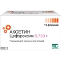 Аксетин пор. д/п ин. р-ра 0,75 г фл. №10