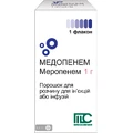 Медопенем пор. д/р-ра д/ин. или инф. 1000 мг фл.