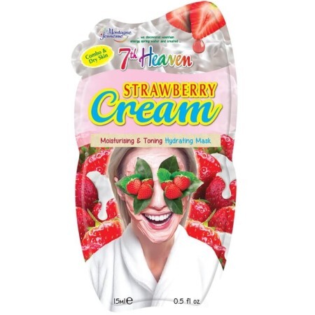Крем-маска для лица 7th Heaven Strawberry Cream Mask клубничная, 15 г