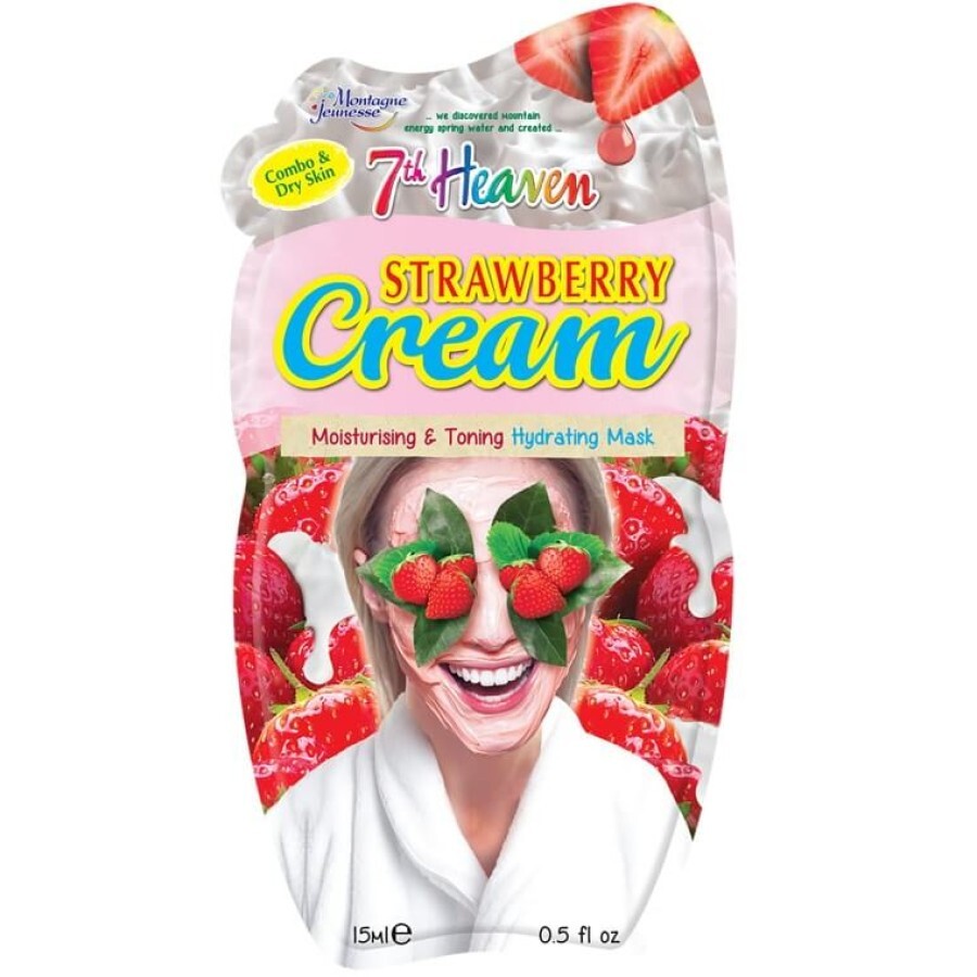 Крем-маска для лица 7th Heaven Strawberry Cream Mask клубничная, 15 г: цены и характеристики