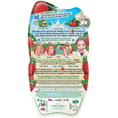 Крем-маска для обличчя 7th Heaven Strawberry Cream Mask полунична, 15 г: ціни та характеристики