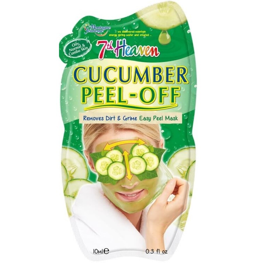 Маска-плівка для обличчя 7th Heaven Cucumber Peel Off Mask Огірок, 10 г: ціни та характеристики