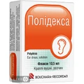 Полидекса кап. ушн., р-р фл. 10,5 мл