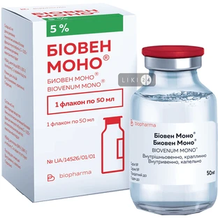 Биовен р-р д/инф. 5 % бутылка 50 мл