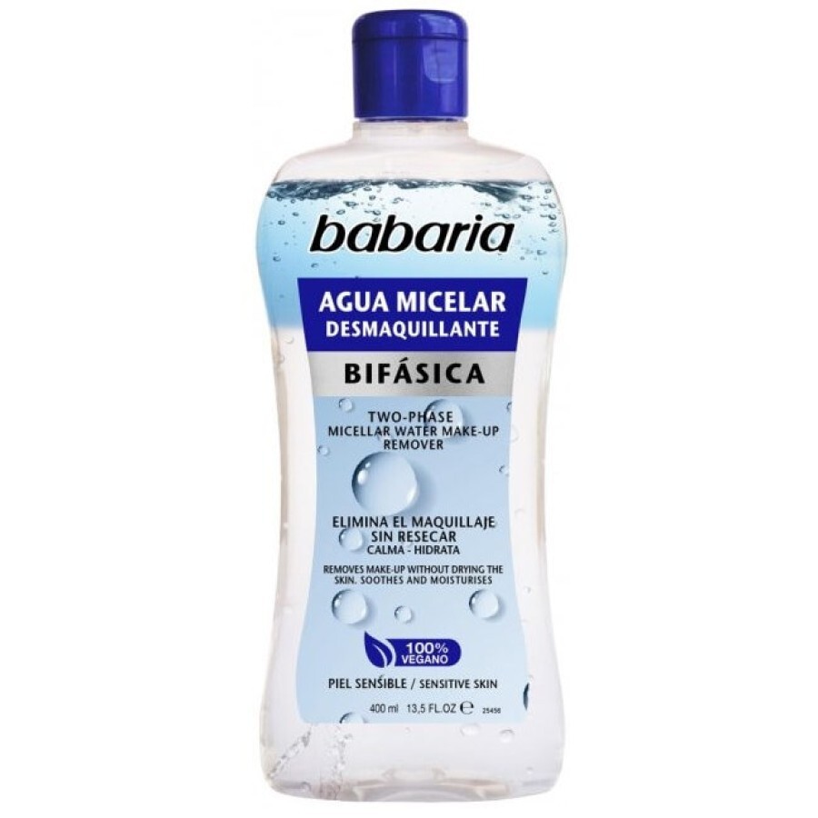 Двухфазная мицеллярная вода Babaria для снятия макияжа, 400 мл: цены и характеристики