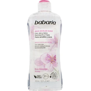 Мицеллярная вода Babaria Шиповник для снятия макияжа, 400 мл