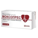 Моксопрес табл. п/плен. оболочкой 0,4 мг блистер №30