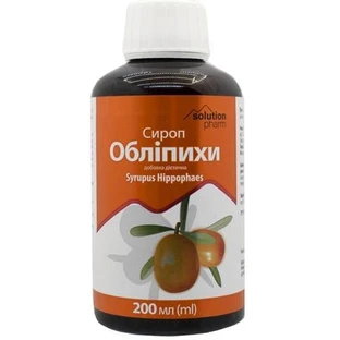 Сироп Обліпихи Solution Pharm флакон, 200 мл