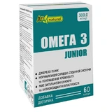 Омега 3 An Naturel Junior 300 мг капсули банка, №60