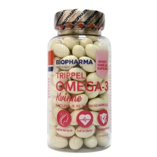 Омега-3 Biopharma Trippel Omega-3 Kvinne капсулы, №120