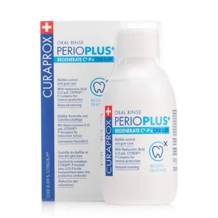 Ополіскувач для порожнини рота Curaprox Perio Plus Regenerate, 200 мл: ціни та характеристики
