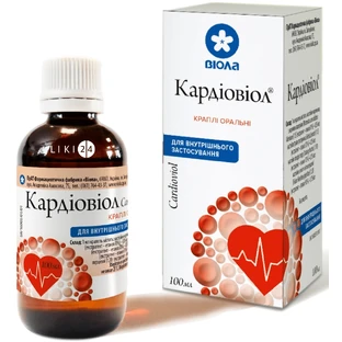 Кардиовиол кап. орал. фл. с пробкой-капельницей 100 мл, в пачке