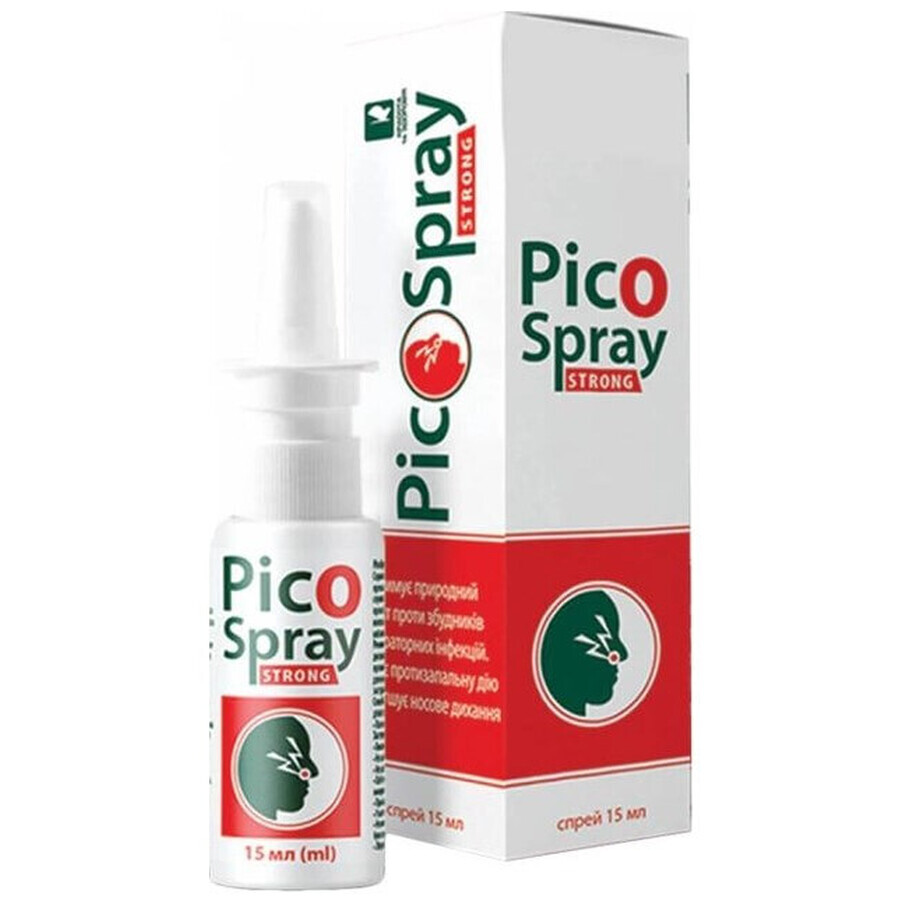 Спрей Pico spray Strong для гігієнічного догляду за носовою порожниною, 15 мл: ціни та характеристики