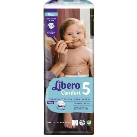 Підгузки Libero Comfort розмір 5 (10-14 кг), №48: ціни та характеристики