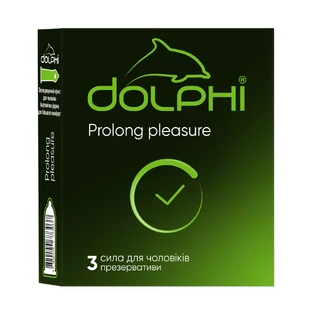 Презервативы Dolphi Prolong Pleasure, 3 шт.