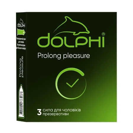 Презервативы Dolphi Prolong Pleasure, 3 шт.: цены и характеристики