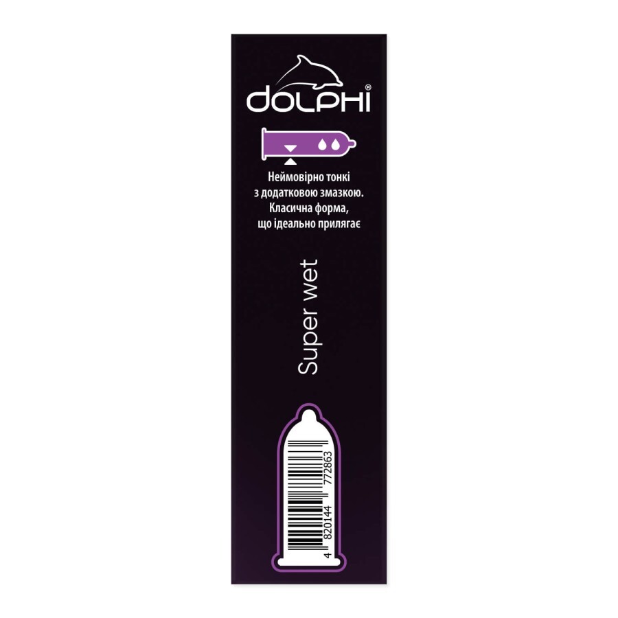 Презервативы Dolphi Super Wet, 12 шт.: цены и характеристики