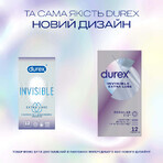 Презервативи латексні з силіконовою змазкою DUREX Invisible Extra Lube ультратонкі з додатковою змазкою, 12 шт.: ціни та характеристики