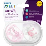 Пустушка Philips Avent Ultra Soft SCF222/02, 0-6 міс., для дівчаток №2: ціни та характеристики