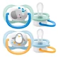 Пустышка ортодонтична Philips Avent Ultra Air Animal SCF080/05 для мальчиков 0-6 месяцев, 2 шт.