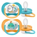 Пустышка ортодонтическая Philips AVENT Ultra Air Animal SCF080/07 для мальчиков 6-18 мес, 2 шт.