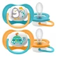 Пустышка ортодонтическая Philips AVENT Ultra Air Animal SCF080/07 для мальчиков 6-18 мес, 2 шт.