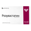 Розувастатин 20 мг таблетки, покрытые пленочной оболочкой, блистер №30