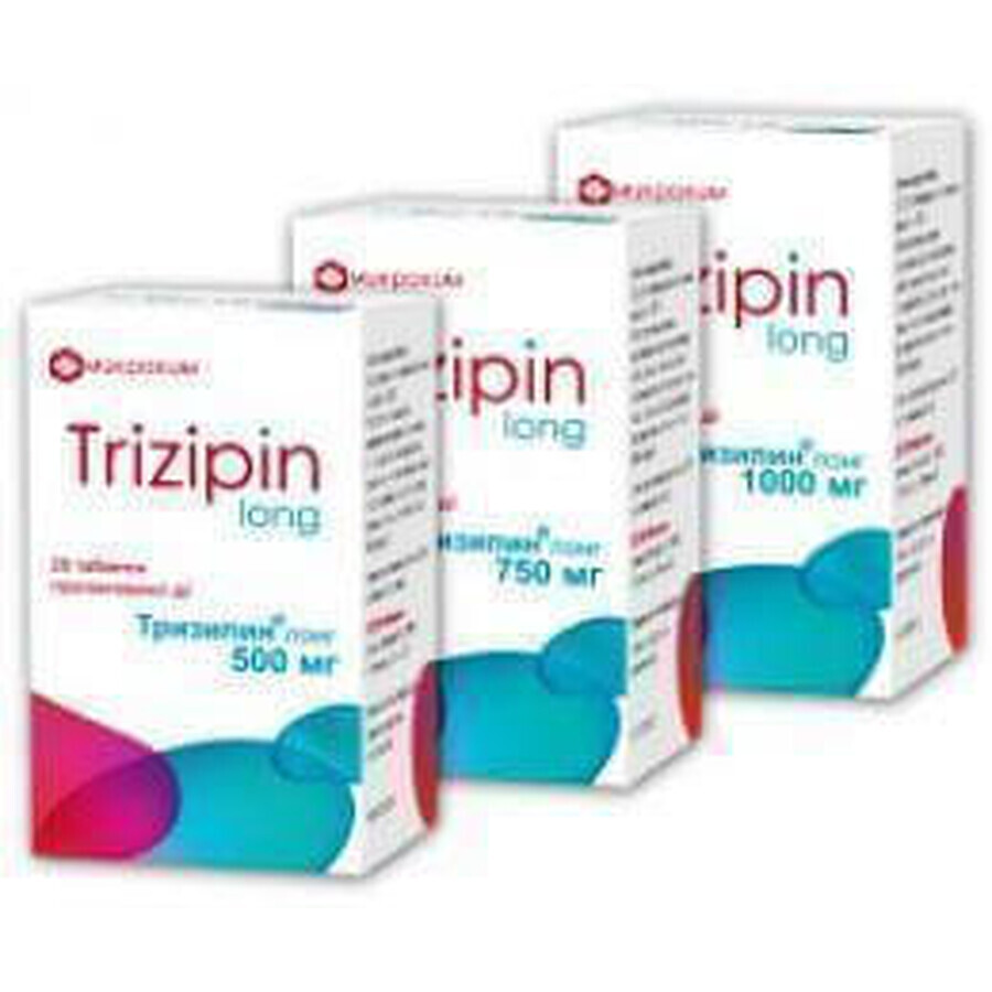 Тризипін лонг таблетки пролонг. дії 750 мг банка №28