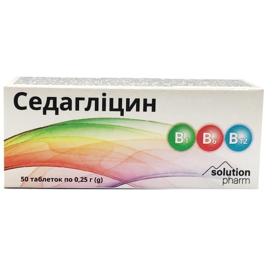 Седаглицин таблетки блистер, №50: цены и характеристики