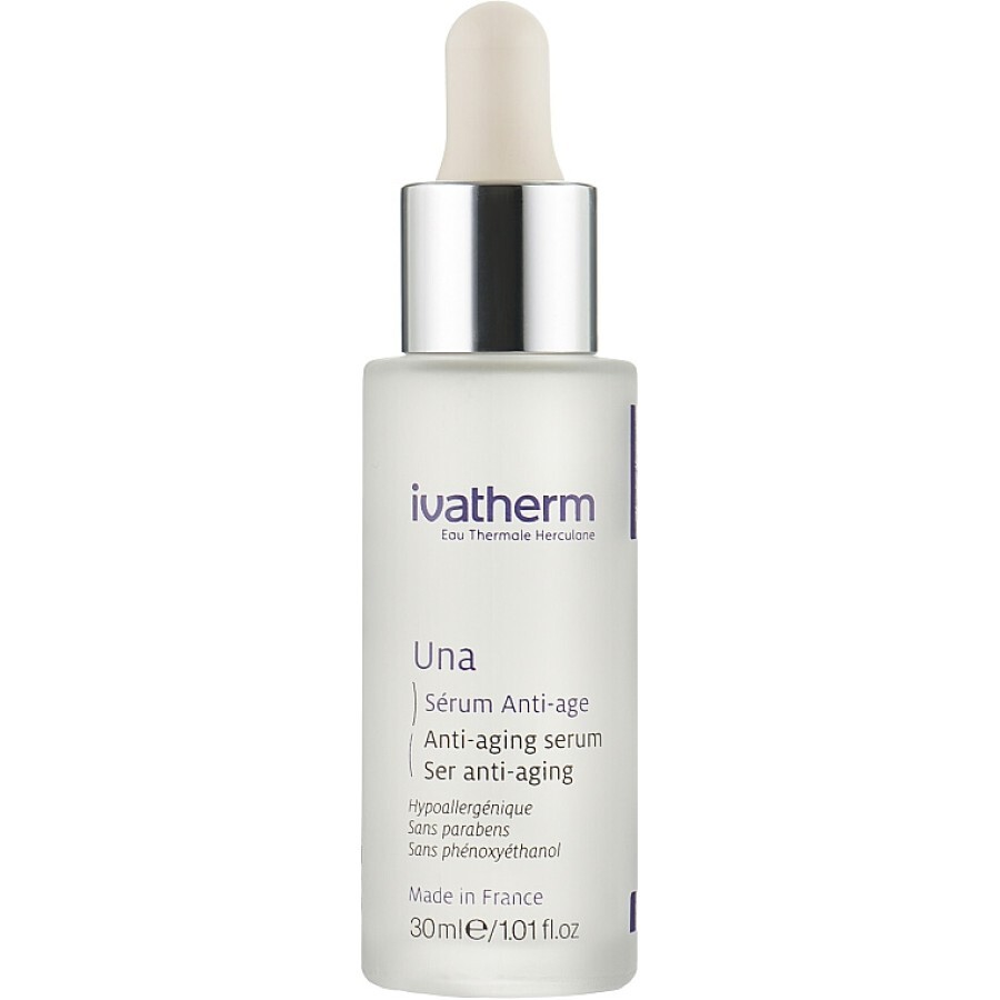 Сироватка Ivatherm Una Anti-aging Serum антивікова для чутливої шкіри обличчя, 30 мл: ціни та характеристики
