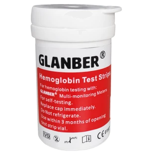 Тест-полоски для определения гемоглобина в крови Glanber HB01 №50