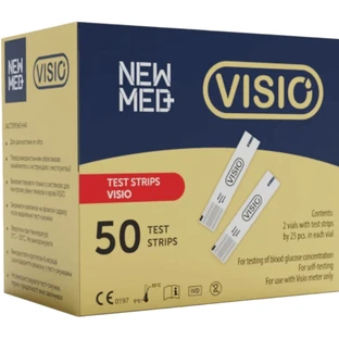 Тест-смужки к глюкометру NEWMED Visio, 50 шт.