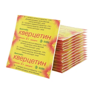 Кверцетин гран. 0,04 г/1 г пакет 2 г №20