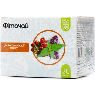 Фіточай Baum Pharm Тиск-норма №6 фільтр-пакет 1,5 г,  №20