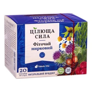 Фиточай Tabula Vita Целебная сила Почечный №4 фильтр-пакет 1,5 г, №20