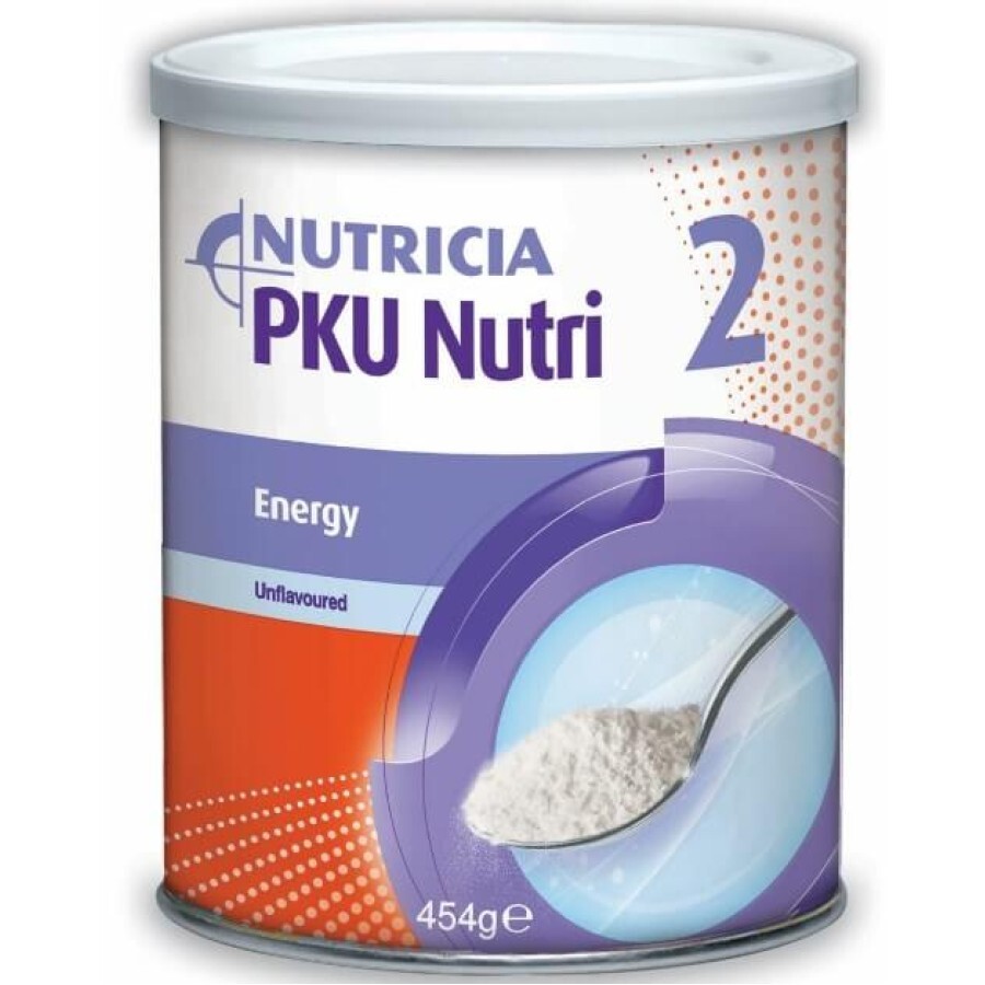 Дитяче харчування Nutricia PKU Nutri 2 Energy, 454 г. Харчовий продукт для спеціальних медичних цілей для дітей від 1 року : ціни та характеристики